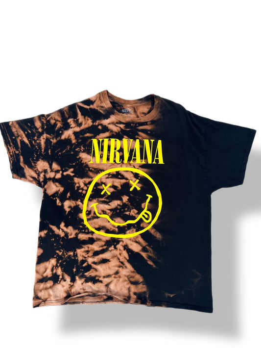 Nirvana acid washed tee - XL