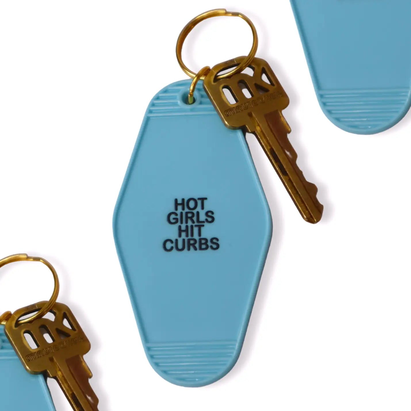 Hot Girls Hit Curbs Key Chain