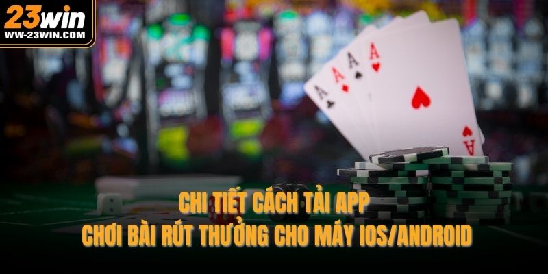 Chi tiết cách tải app chơi bài rút thưởng cho máy IOS/Android